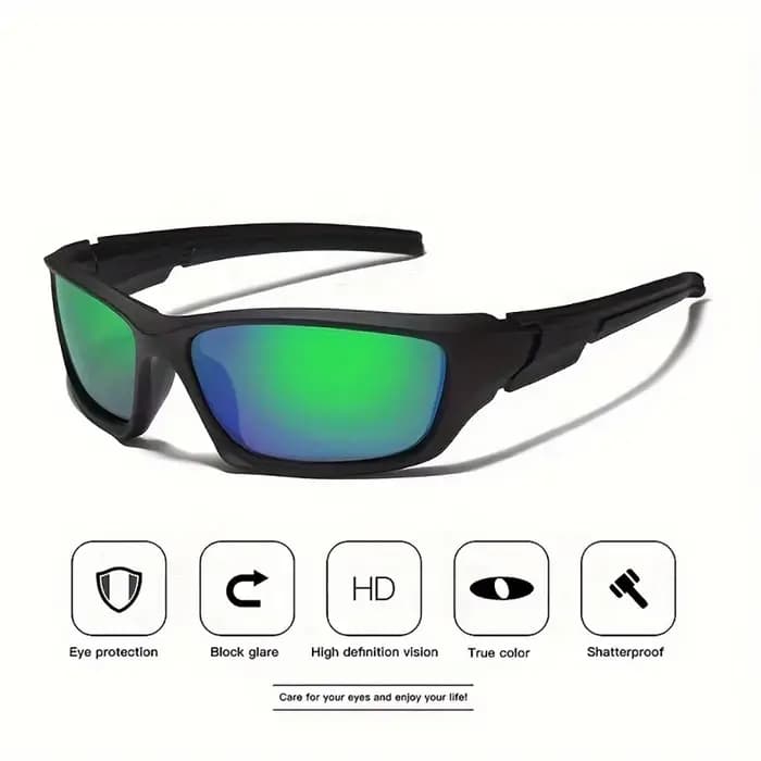 Lunettes polarisées à la mode, 2 pièces, Cool Fantasy avancé, Sports de plein air pour hommes et fem