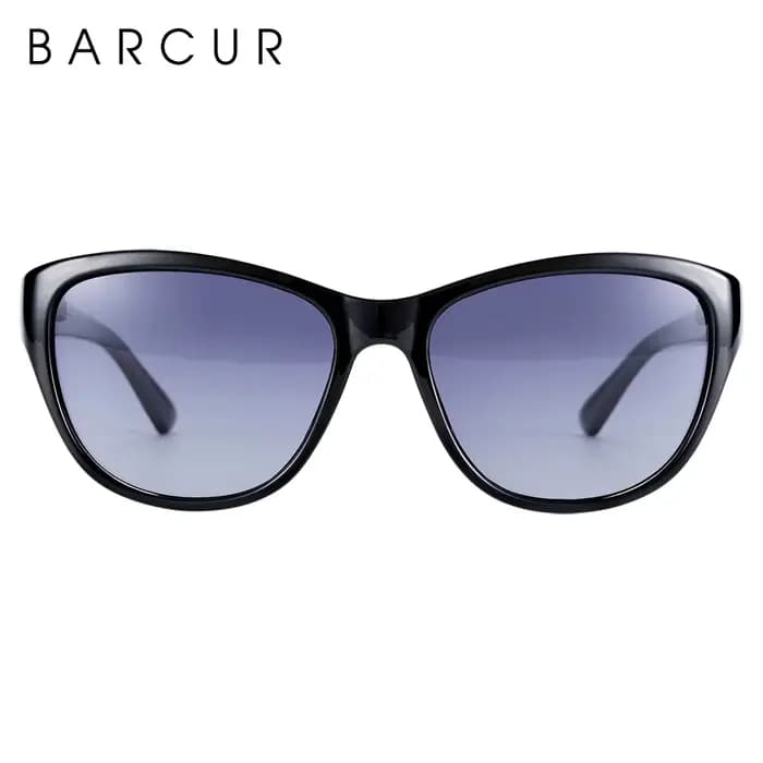 BARCUR TR90 dames lunettes de soleil dégradé UV400 oeil de chat lunettes de soleil polarisées lunett