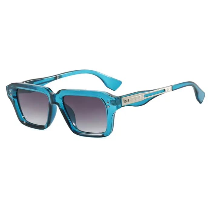 Lunettes de soleil carrées pour hommes, lunettes de soleil simples de marque tendance pour femmes, p