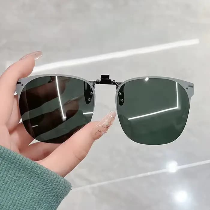Lunettes de soleil polarisées dégradées pour myopie, lunettes à clip, lunettes UV400, lunettes de vi