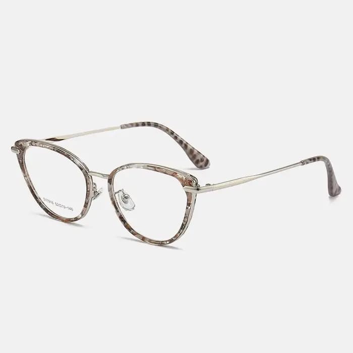 KANSEPT luxe mode oeil de chat noir femmes lunettes optique-lunetterie Anti bleu lentilles cadre