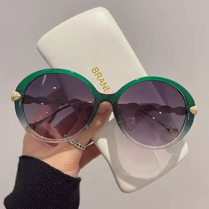 KAMMPT lunettes de soleil rondes rétro pour femmes mode populaire Vintage cadre hommes luxe tendance