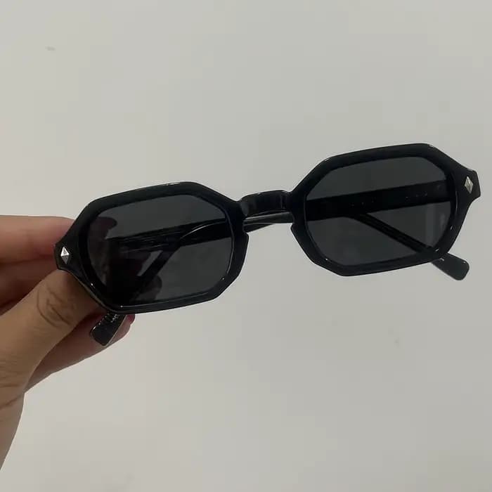Lunettes de soleil hexagonales vintage pour femmes et hommes, lunettes de soleil de marque de luxe,