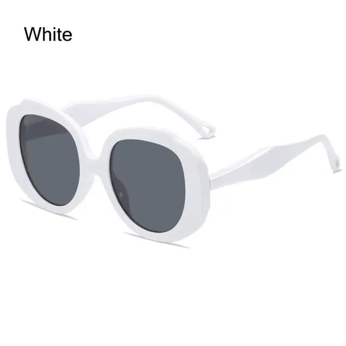 Lunettes de soleil classiques Vintage pour femmes, monture ronde surdimensionnée, tendance, nouvelle