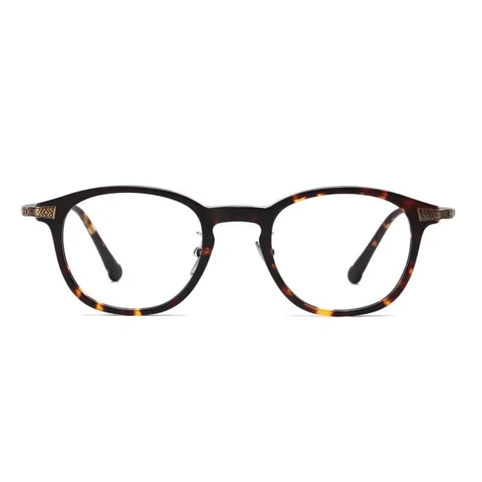 F.DRACON nouveau cadre de lunettes en titane rétro carré hommes et femmes cadre de lunettes plaque o