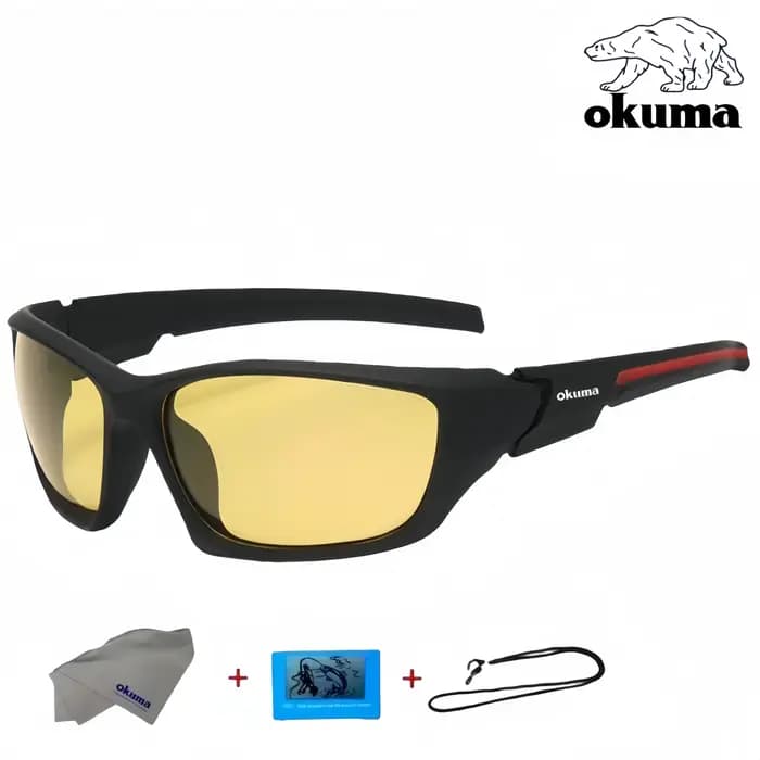 Lunettes de soleil de pêche pour hommes OKUMA2806, anti-UV, pour la conduite et le cyclisme, et lune