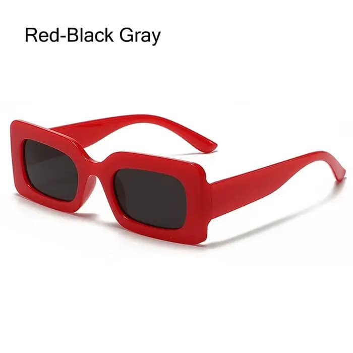 Lunettes de soleil rectangulaires à grande monture pour femmes, lunettes carrées violettes, lunettes