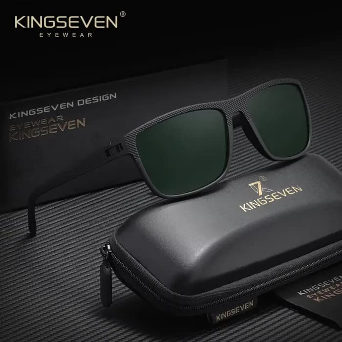 KINGSEVEN marque originale mode lunettes de soleil Rectangle UV400 polarisé femmes hommes lunettes d