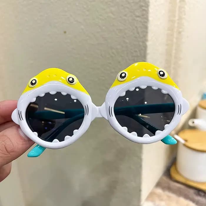 Lunettes de protection solaire pour enfants, matériau de lentille à la mode, lunettes photo en PC, l