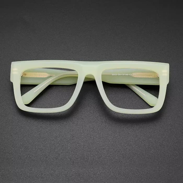Lunettes de soleil rectangulaires optiques rétro pour hommes, monture en acétate, lunettes de soleil