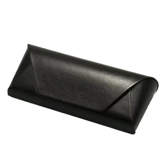 Boîte à lunettes rétro en cuir PU pour hommes, étui rigide de rangement pour lunettes de myopie, mar