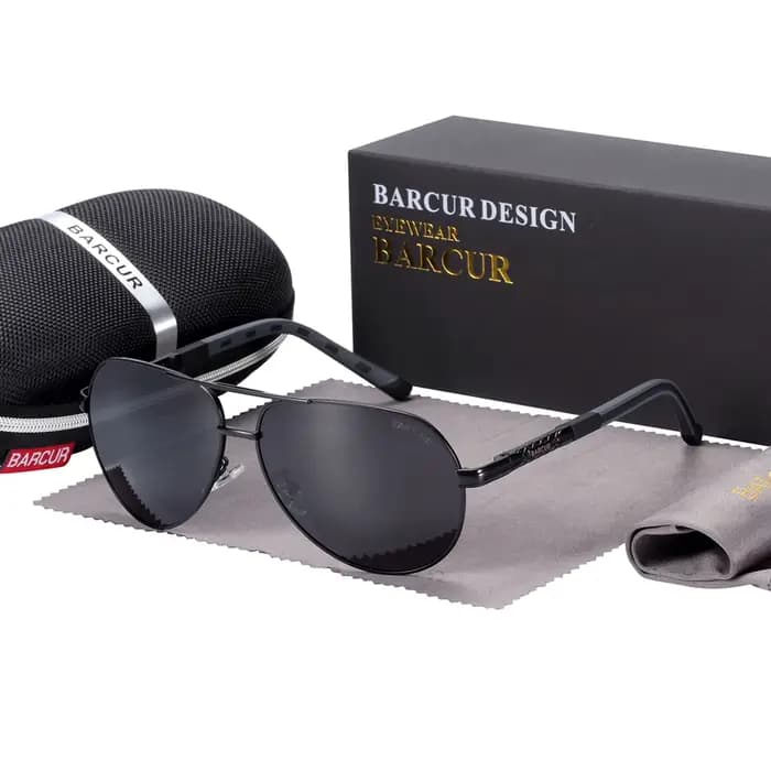 BARCUR – lunettes De soleil polarisées pour hommes et femmes, Protection UV400, pour la conduite