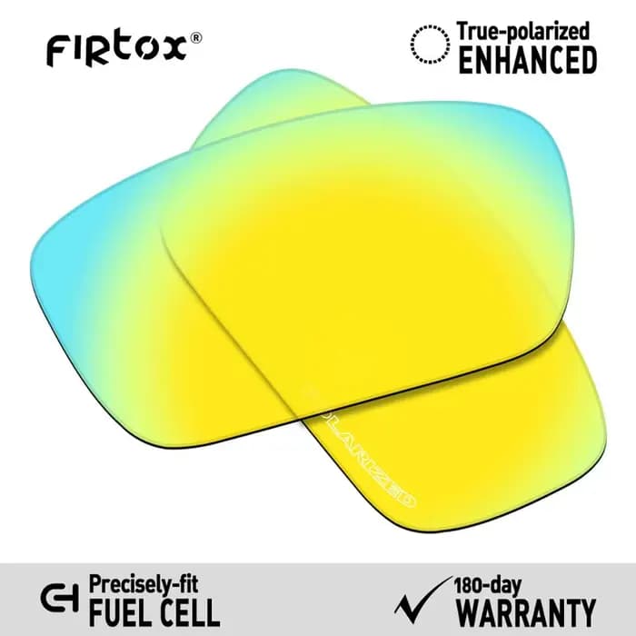Firtox – lentilles polarisées Anti-eau de mer de remplacement, pour lunettes de soleil Oakley Fuel c