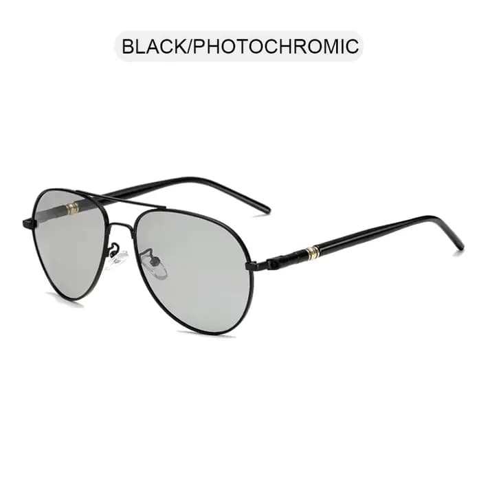 Lunettes de soleil photochromiques polarisées pour hommes et femmes, lunettes de soleil caméléon, nu