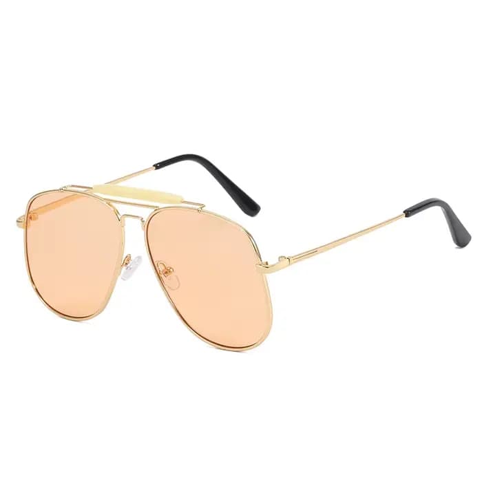 DOHOHDO Nouvelles Lunettes de Soleil Pilote Classiques Femme Homme, Verres Rétro de Marque, Lunettes