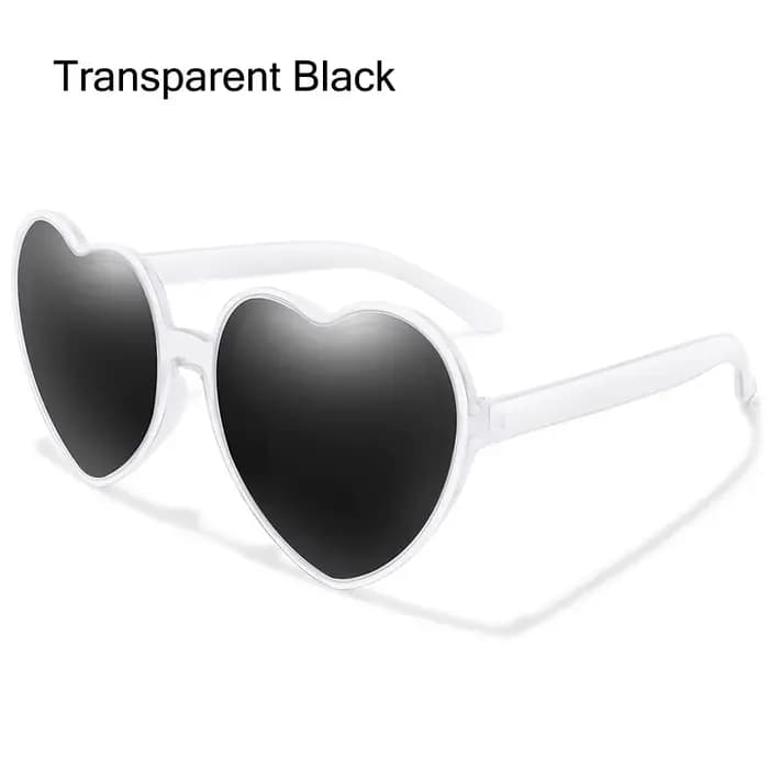 Lunettes de soleil en forme de cœur pour femmes et hommes, dégradé sans bords, UV400, nuances d'été,