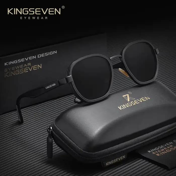 Lunettes de soleil polarisées KINGSEVEN UV400 pour homme et femme, style rétro, mode décontractée, p