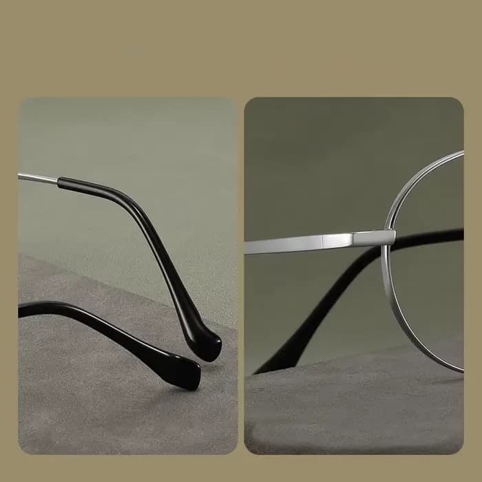 Lunettes rondes rétro en titane Ultra légères, à la mode, petite taille, hypermétropie, myopie, mont
