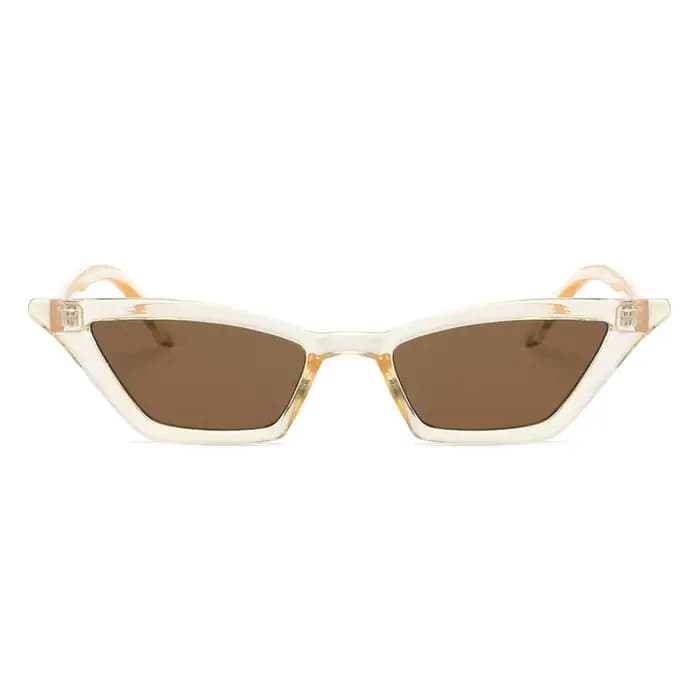 Lunettes de soleil œil de chat pour femmes, Vintage, marque de styliste, petites montures, nuances r