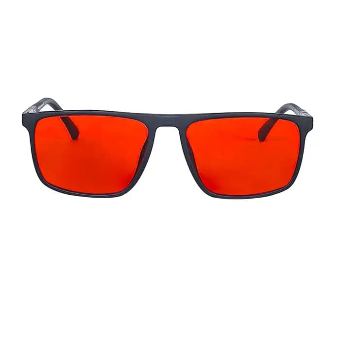 SHINU lunettes rouges bloc lumière bleue meilleur sommeil lunettes à lentille Orange pour travailler