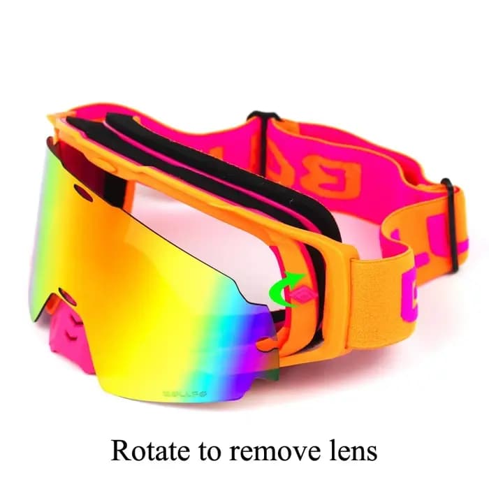 Lunettes de Motocross photochromiques lunettes tout-terrain UV400 Dirt Bike lunettes de course anti-