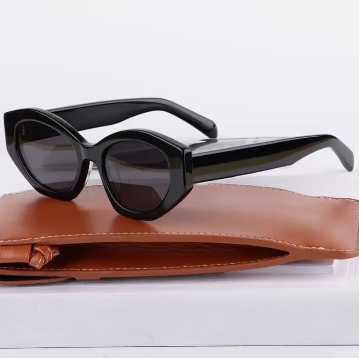 Lunettes de soleil tendance en acétate pour femmes et hommes, de marque, design classique, anti-UV,