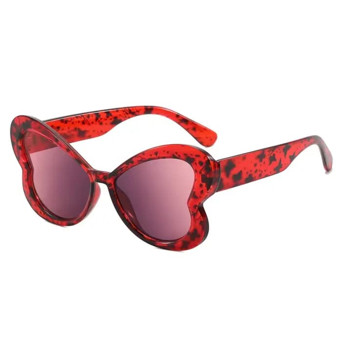 Nouvelles Lunettes de Soleil Papillon Vintage pour Femmes et Hommes, Lunettes de Soleil Rondes de Ma