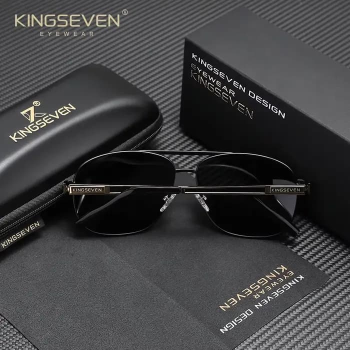 KINGSEVEN Lunettes de soleil polarisées pour hommes et femmes, protection UV400, lunettes de conduit