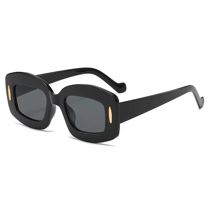 Lunettes de soleil ovales vintage à grande monture pour hommes et femmes, lunettes de soleil carrées