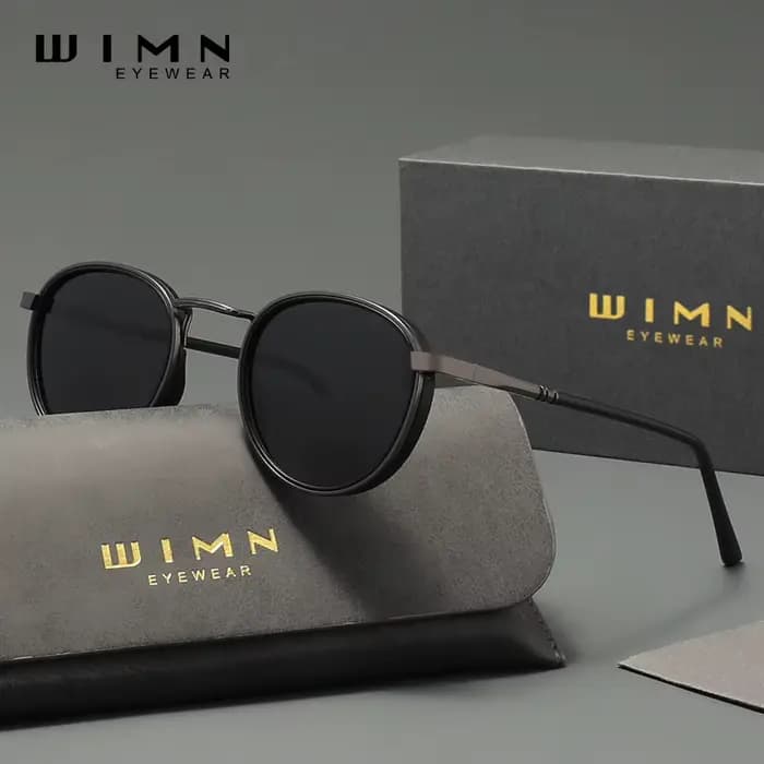 WIMN – lunettes de soleil polarisées à monture ronde pour hommes et femmes, de luxe, pour la conduit