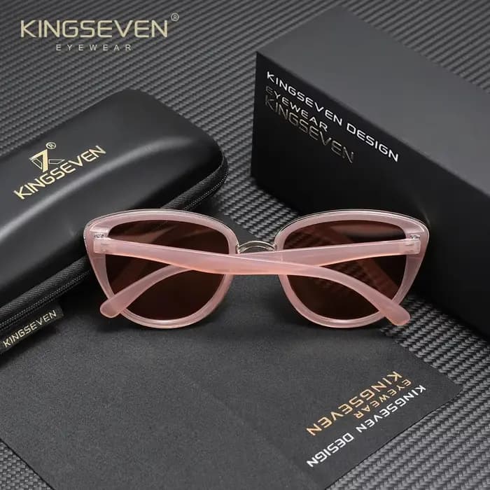 Lunettes de soleil triangulaires KINGSEVEN pour femme – Accessoire de luxe et de loisirs, idéales po