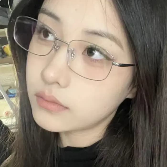 Y2K Harajuku petites lunettes à monture carrée femmes rétro lunettes en métal lunettes claires lunet