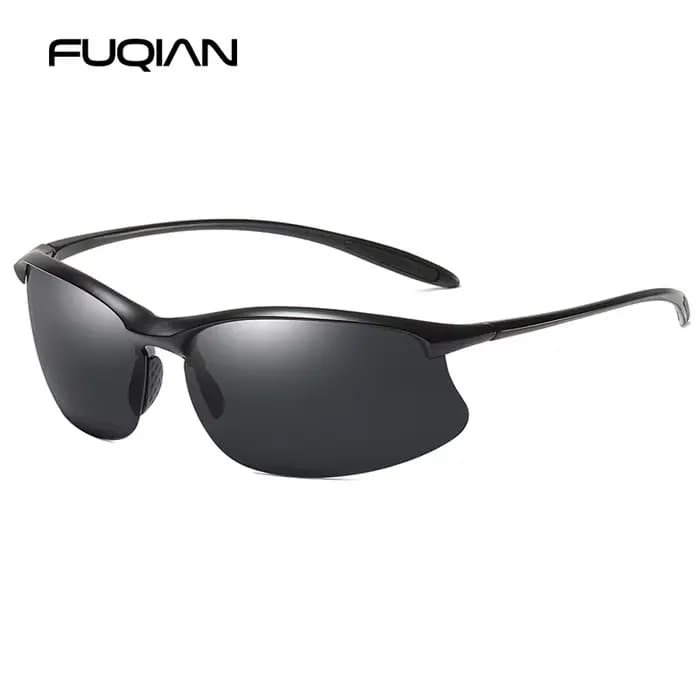 Lunettes de soleil polarisées de sport ultralégères pour hommes et femmes, classiques, sans réimless