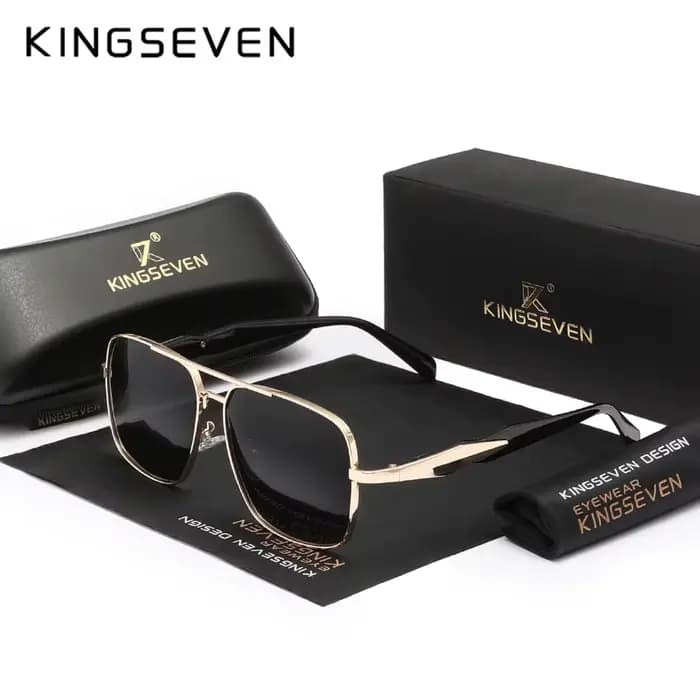 KINGSEVEN Lunettes de soleil polarisées pour hommes et femmes, pour la conduite, la pêche, les voyag