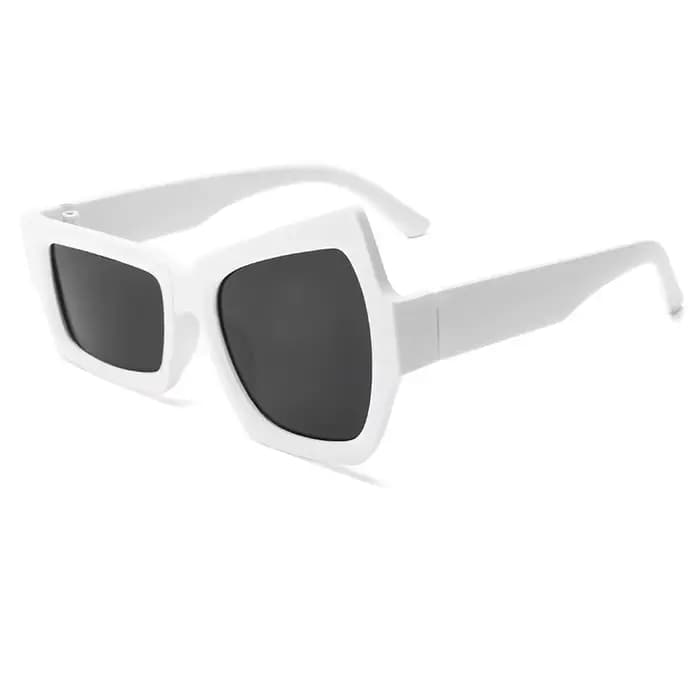 Sourcils lunettes de soleil femmes hommes polygone Vintage marque concepteur carré lunettes de solei