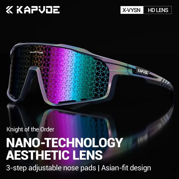 KAPVOE Nano lentilles lunettes de cyclisme mode Sports de plein air vélo lunettes de soleil hommes v