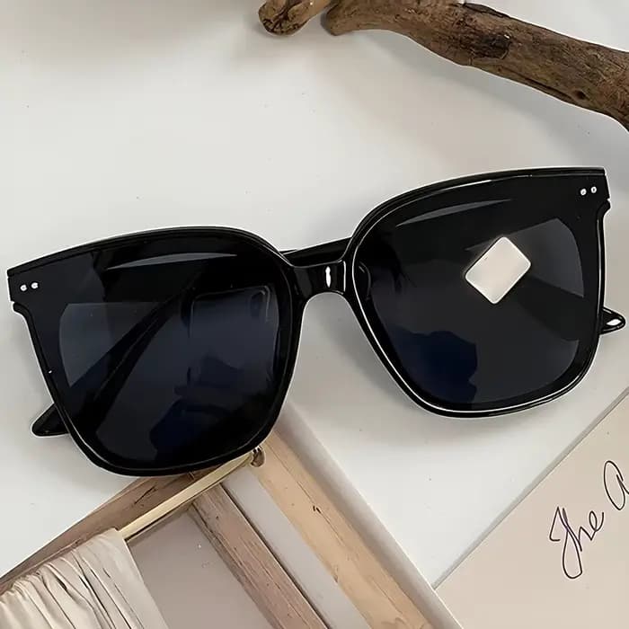 Lunettes surdimensionnées rétro Style Hong Kong pour femmes, accessoires de mode décoratifs pour Occ