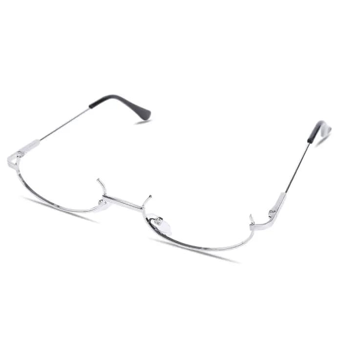 Lunettes de cosplay bidimensionnelles Anime, demi-monture inférieure, Royal Elder, lunettes de décor
