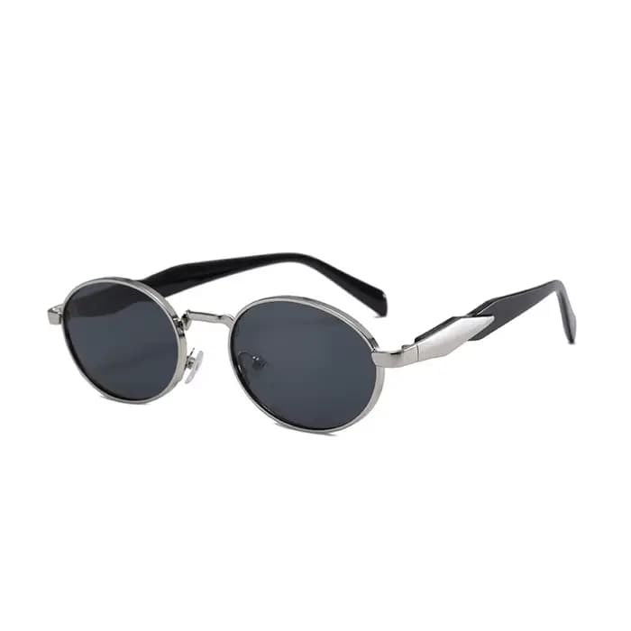 Lunettes de soleil de luxe pour hommes et femmes, unisexe, à la mode, ovales, rondes Lunettes de