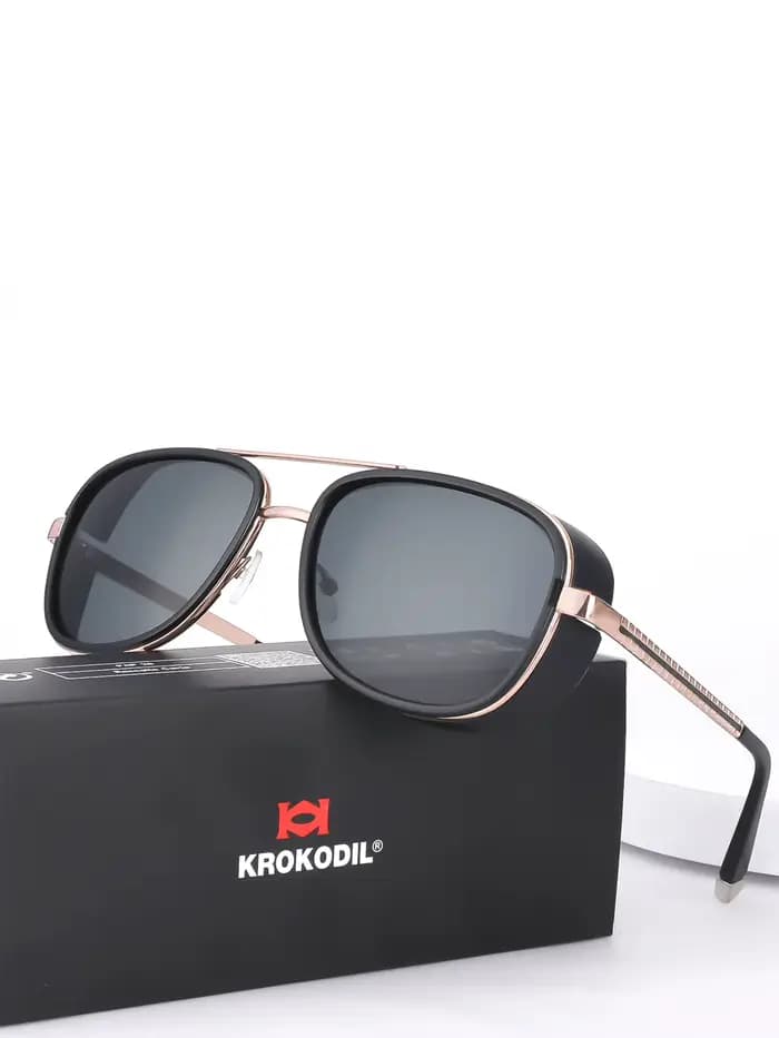 Tony Stark lunettes de soleil homme femme Steampunk lunettes de soleil homme Vintage dégradé rouge l