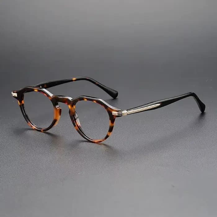 FIRADA 2025 Nouvelles Lunettes Confortables Tendance Rétro Luxe en Acétate Montures Rondes pour Homm