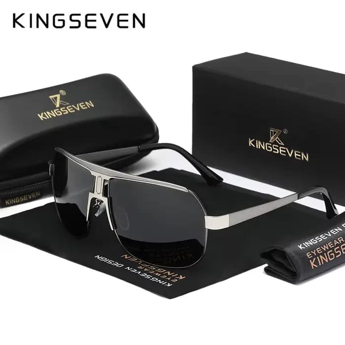 KINGSEVEN marque Design Vintage lunettes de soleil polarisées hommes mode extérieur UV400 lunettes r