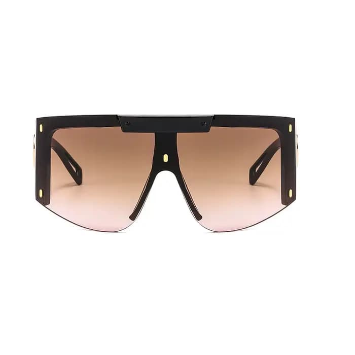 Masque pour hommes lunettes de soleil pour femmes mode une pièce lunettes de soleil carrées hommes s