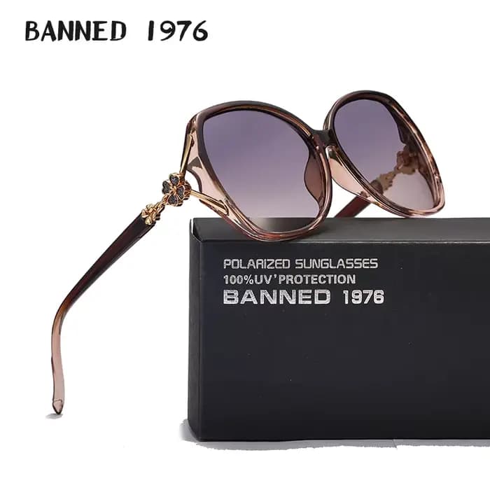 Gafas – lunettes de soleil polarisées de luxe pour femmes, verres de Protection UV400, cristal, Cool