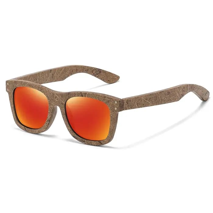 Lunettes de soleil en fibre de coco de marque GM, nouveau bois écologique, protection polarisée UV40