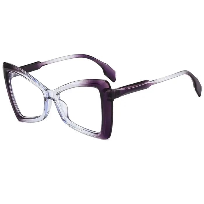 Montures de lunettes irrégulières en forme de papillon pour femmes européennes et américaines, lunet