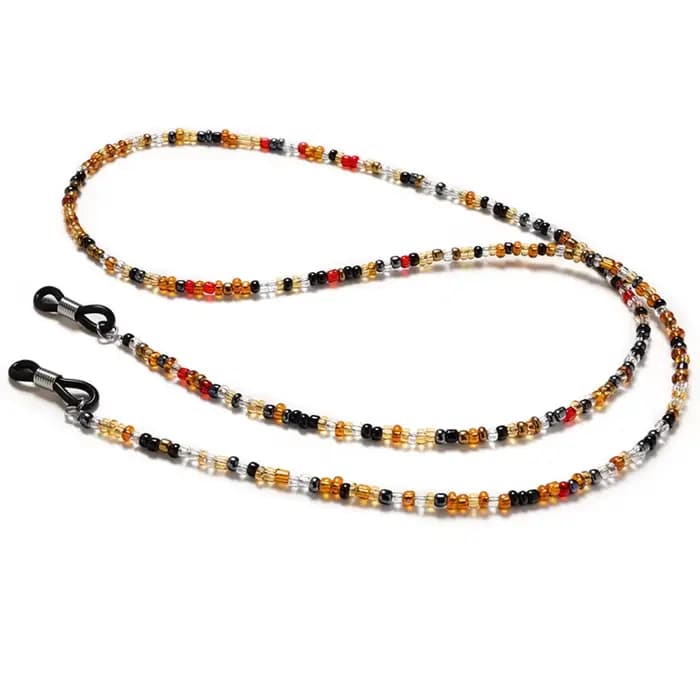 Chaînes de lunettes de mode pour femmes poire cristal lunettes de soleil chaînes lunettes porte-cord