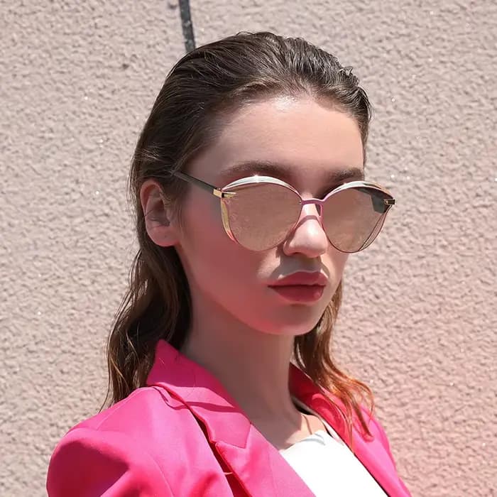 Lunettes de soleil femmes polarisées mode BARCUR lunettes de soleil rondes lunettes de soleil femme