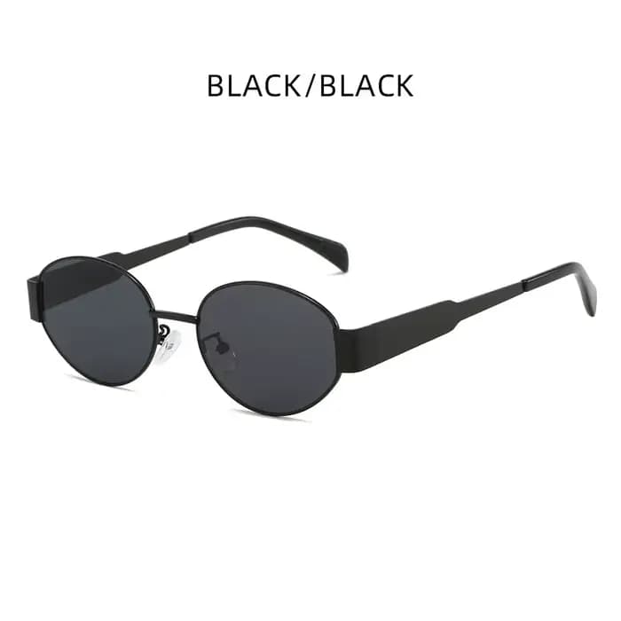 Seesooo-Petites lunettes de soleil pour hommes et femmes, lunettes en métal, protection UV, nuances