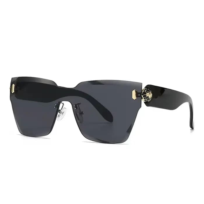 Lunettes de soleil Vintage sans bords pour hommes et femmes, marque de luxe de styliste, nuances Pun
